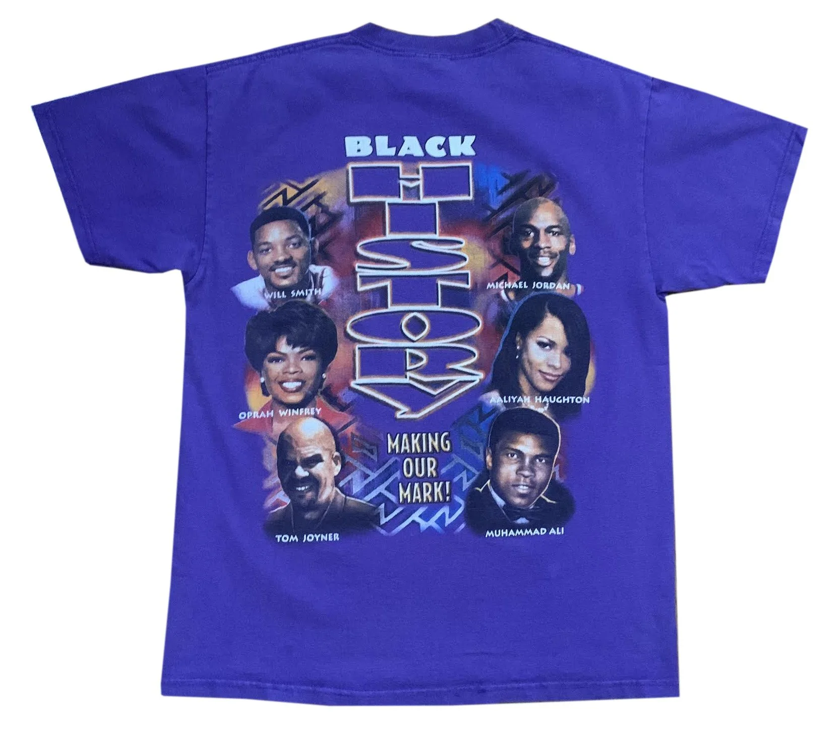 Vintage Black History “Historical Figures” T Shirt (Size M) — RootsBK